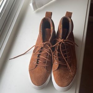 Rust Suede Vans